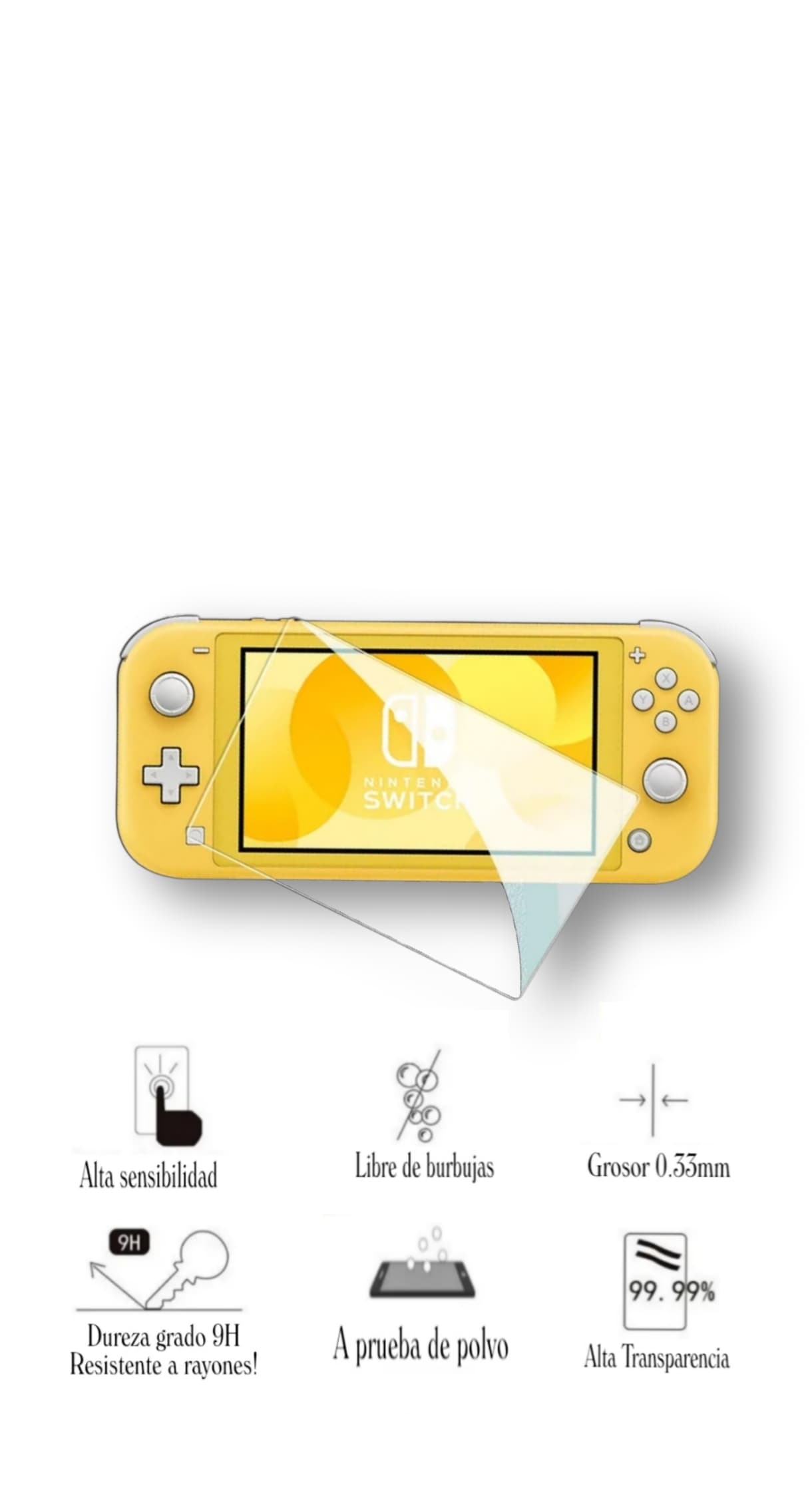 Tempered Glass Screen Protector for N.Switch